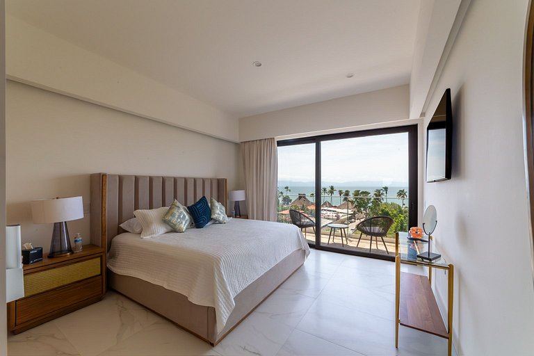 Depto Nuevo 1 Recámara en Bucerías Vista al Mar