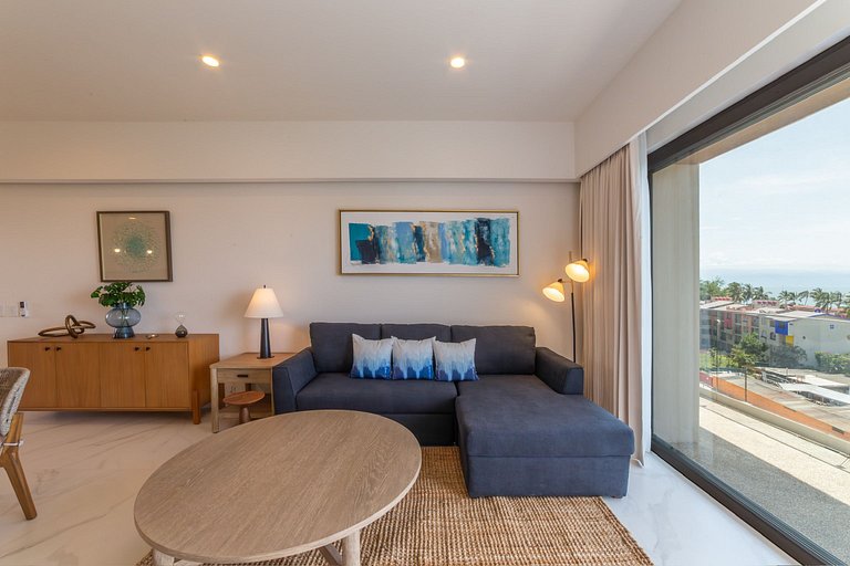 Depto Nuevo 1 Recámara en Bucerías Vista al Mar