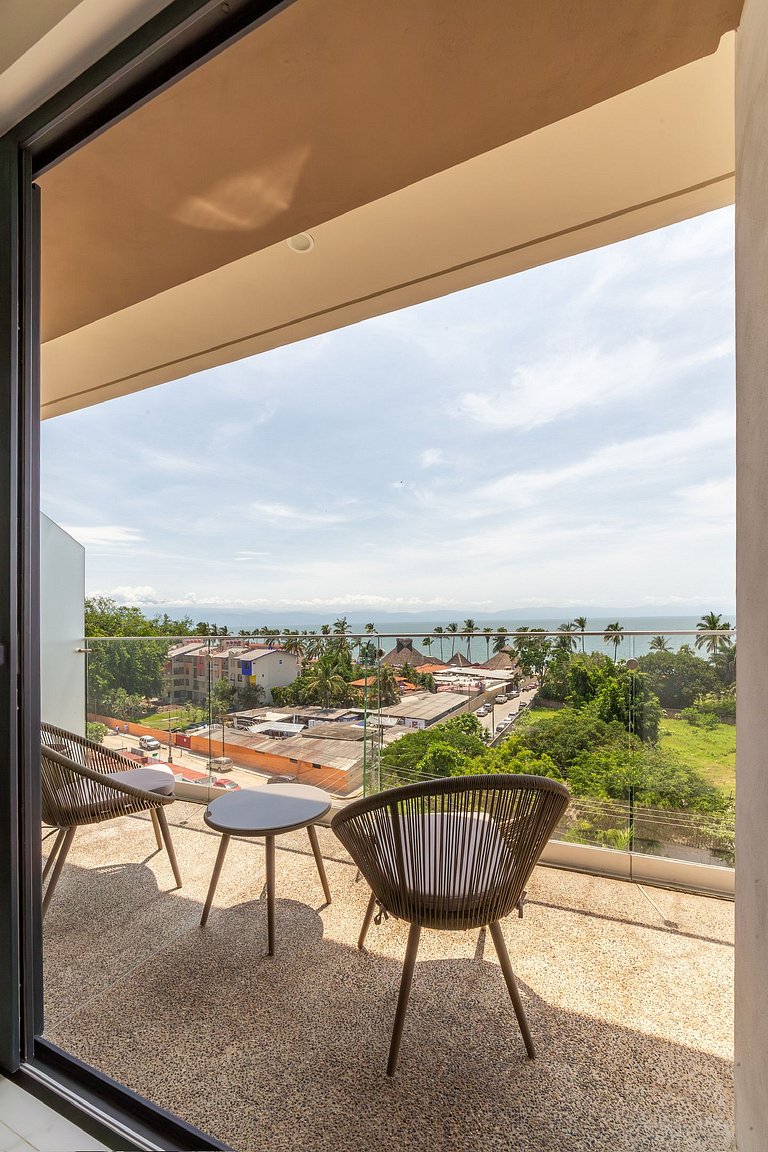 Depto Nuevo 1 Recámara en Bucerías Vista al Mar