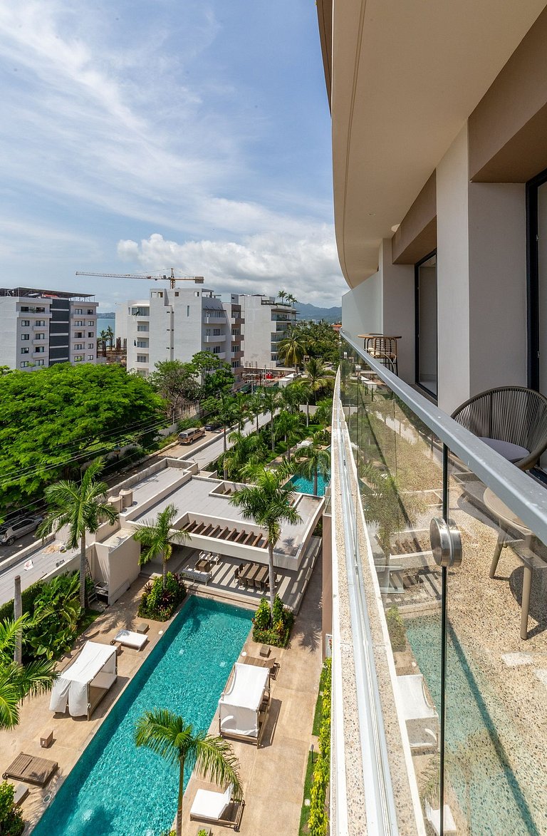 Depto Nuevo 1 Recámara en Bucerías Vista al Mar