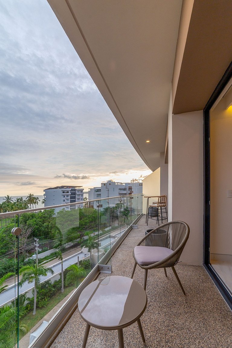 Depto Nuevo 2 Recámaras en Bucerías Vista al Mar